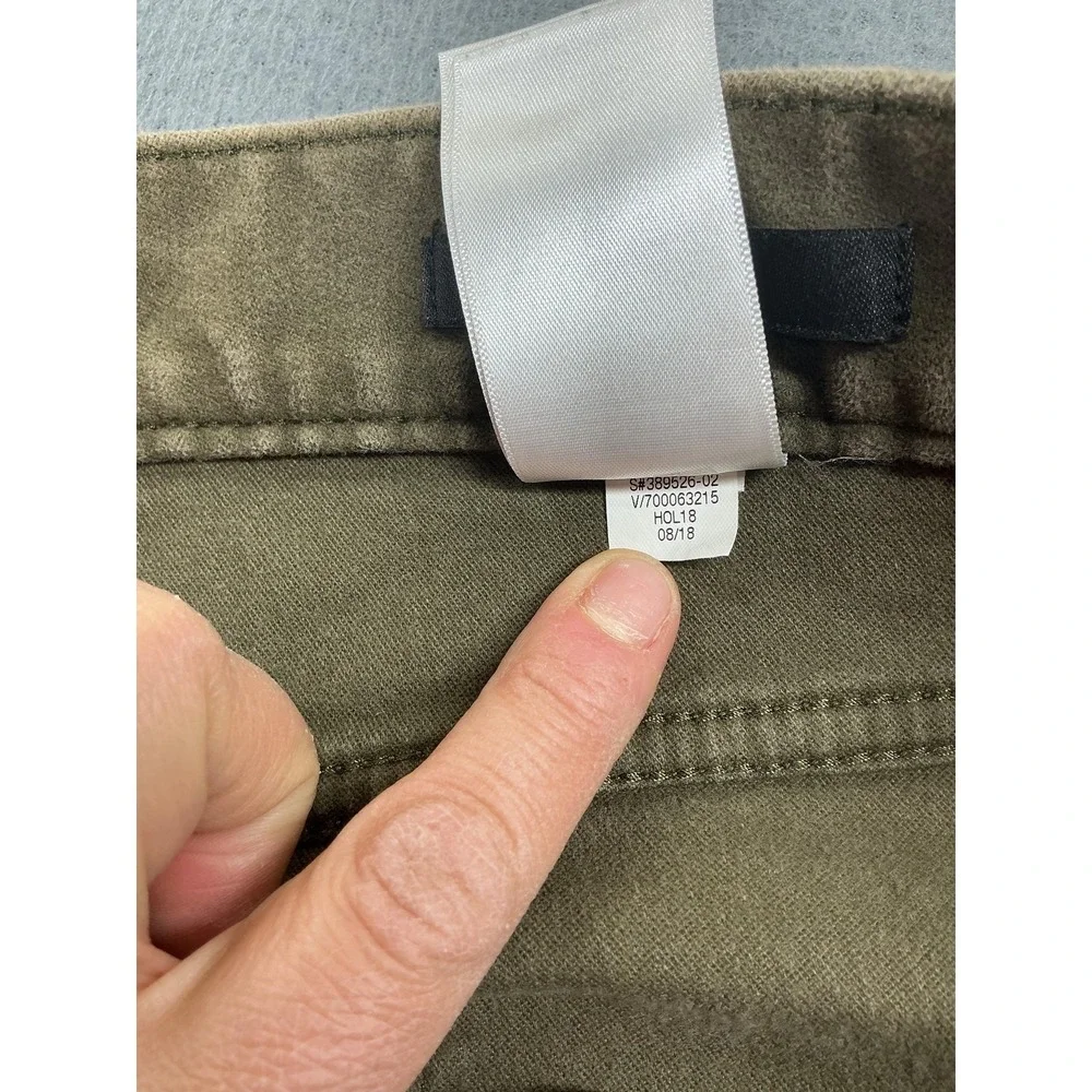 Banana‎ Republic Traveler Pants Mens 37x31 Green Slim Fit Stretch 5 Pocket Chino
